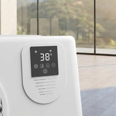Display of white Kryo Ultra chiller in a modern home wellness space