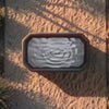 Top view of clear circulating water inside a Kryo Air inflatable plunge