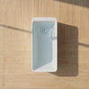 Kryo white plunge with crystal clear water inside
